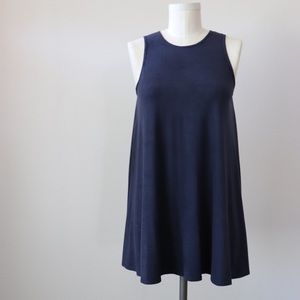 Navy babydoll dress